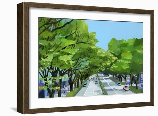 Tokyo,Omotesando, Harajuku-Hiroyuki Izutsu-Framed Giclee Print