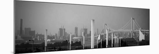 Tokyo Panorama-NaxArt-Mounted Art Print