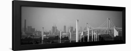 Tokyo Panorama-NaxArt-Framed Art Print