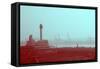 Tokyo Port-NaxArt-Framed Stretched Canvas