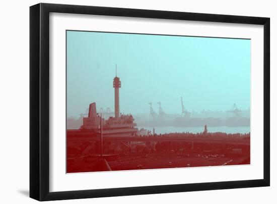 Tokyo Port-NaxArt-Framed Art Print