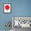 Tokyo Red Subway Map-NaxArt-Framed Art Print displayed on a wall