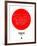 Tokyo Red Subway Map-NaxArt-Framed Art Print