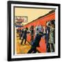 Tokyo's Crowded Underground Trains-Harry Green-Framed Giclee Print