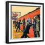 Tokyo's Crowded Underground Trains-Harry Green-Framed Giclee Print