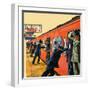 Tokyo's Crowded Underground Trains-Harry Green-Framed Giclee Print