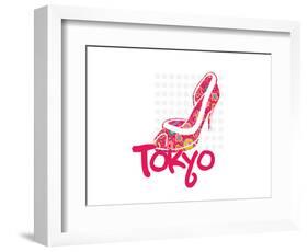 Tokyo Shoe-Elle Stewart-Framed Premium Giclee Print