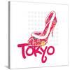 Tokyo Shoe-Elle Stewart-Stretched Canvas