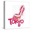 Tokyo Shoe-Elle Stewart-Stretched Canvas