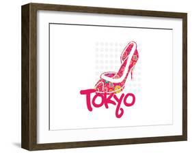 Tokyo Shoe-Elle Stewart-Framed Art Print