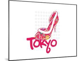Tokyo Shoe-Elle Stewart-Mounted Art Print
