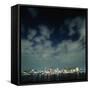 Tokyo Skyline at Night-Micha Pawlitzki-Framed Stretched Canvas