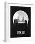 Tokyo Skyline Black-null-Framed Art Print