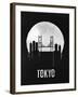 Tokyo Skyline Black-null-Framed Art Print