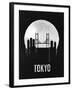 Tokyo Skyline Black-null-Framed Art Print