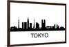 Tokyo Skyline-unkreatives-Framed Art Print