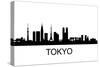 Tokyo Skyline-unkreatives-Stretched Canvas