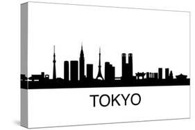 Tokyo Skyline-unkreatives-Stretched Canvas