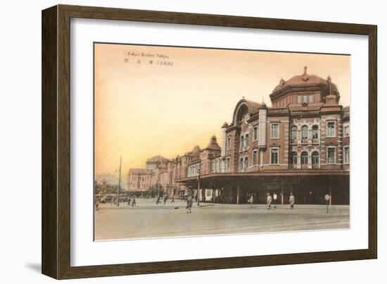 Tokyo Station, Japan-null-Framed Premium Giclee Print