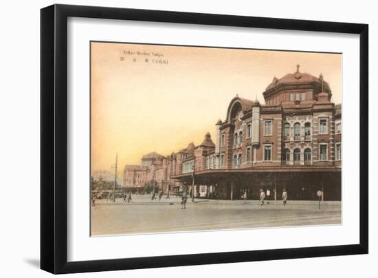 Tokyo Station, Japan-null-Framed Premium Giclee Print