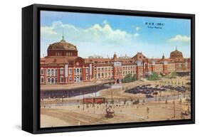 Tokyo Station, Japan-null-Framed Stretched Canvas