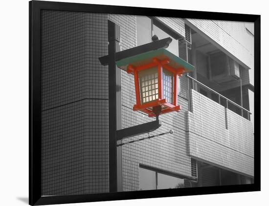 Tokyo Street Light-NaxArt-Framed Art Print