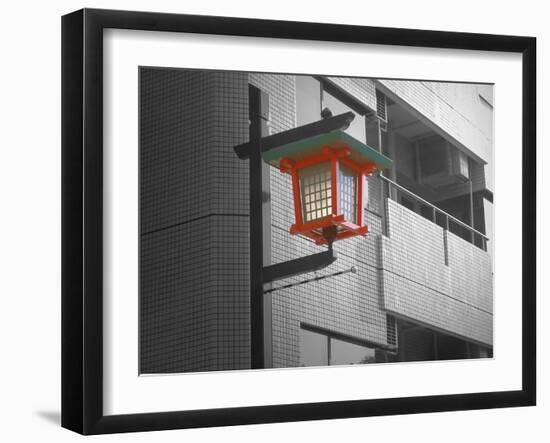 Tokyo Street Light-NaxArt-Framed Art Print