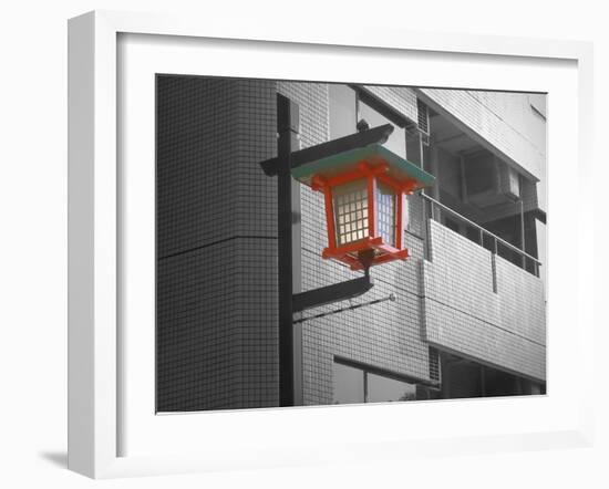 Tokyo Street Light-NaxArt-Framed Art Print