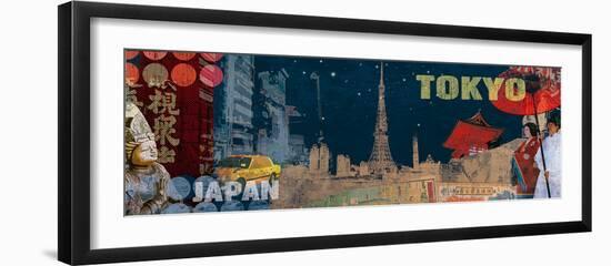 Tokyo Streets-Tom Frazier-Framed Giclee Print