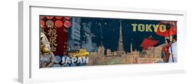 Tokyo Streets-Tom Frazier-Framed Giclee Print