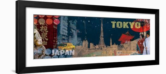Tokyo Streets-Tom Frazier-Framed Giclee Print