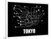 Tokyo Subway Map III-null-Framed Art Print