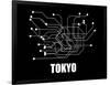 Tokyo Subway Map III-null-Framed Art Print