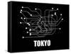 Tokyo Subway Map III-null-Framed Stretched Canvas