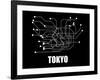 Tokyo Subway Map III-null-Framed Art Print