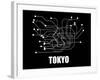 Tokyo Subway Map III-null-Framed Art Print