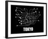 Tokyo Subway Map III-null-Framed Art Print