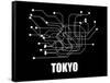 Tokyo Subway Map III-null-Framed Stretched Canvas