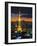 Tokyo Tower and Mt; Fuji from Shiodome, Tokyo, Japan-Jon Arnold-Framed Photographic Print