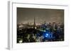 Tokyo Tower: Candlelight Event of One Million People Day II-Takashi Kirita-Framed Art Print