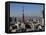 Tokyo Tower, City Skyline and Mount Fuji Beyond, Tokyo, Japan, Asia-Olivier Goujon-Framed Stretched Canvas