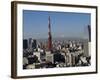 Tokyo Tower, City Skyline and Mount Fuji Beyond, Tokyo, Japan, Asia-Olivier Goujon-Framed Photographic Print