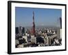 Tokyo Tower, City Skyline and Mount Fuji Beyond, Tokyo, Japan, Asia-Olivier Goujon-Framed Photographic Print