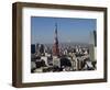 Tokyo Tower, City Skyline and Mount Fuji Beyond, Tokyo, Japan, Asia-Olivier Goujon-Framed Photographic Print