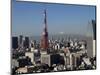 Tokyo Tower, City Skyline and Mount Fuji Beyond, Tokyo, Japan, Asia-Olivier Goujon-Mounted Photographic Print