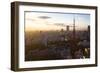 Tokyo Tower: Evening of Spring-Takashi Kirita-Framed Art Print