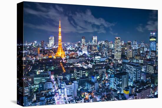 Tokyo Tower in Tokyo, Japan-SeanPavonePhoto-Stretched Canvas