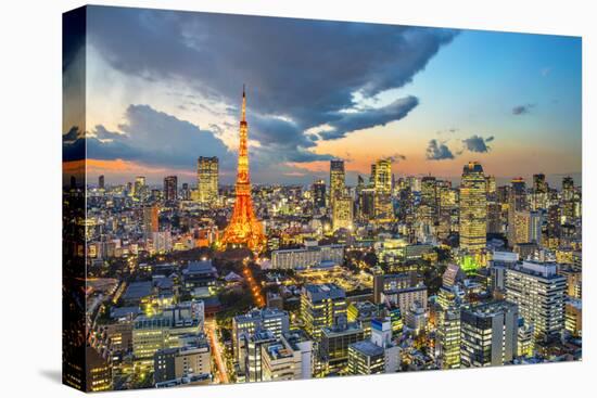 Tokyo Tower in Tokyo, Japan-SeanPavonePhoto-Stretched Canvas