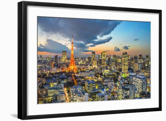 Tokyo Tower in Tokyo, Japan-SeanPavonePhoto-Framed Photographic Print