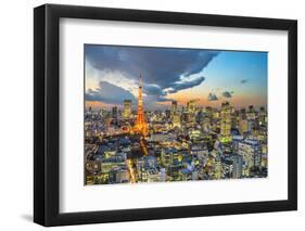 Tokyo Tower in Tokyo, Japan-SeanPavonePhoto-Framed Photographic Print